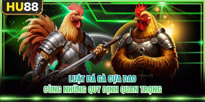 Luật Chơi Đá Gà Cựa Dao Và Kinh Nghiệm Chọn Chiến Kê Chuẩn